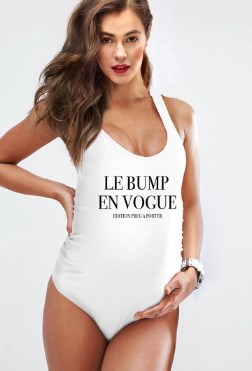 Le Bump en Vogue Swimsuit